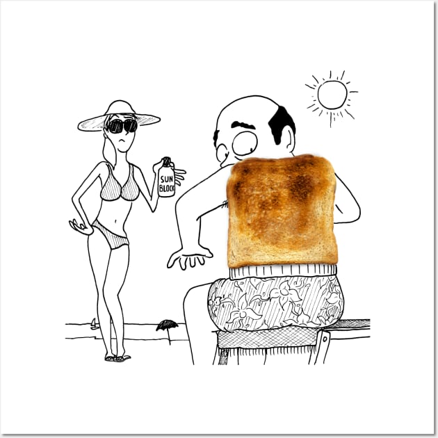 Burnt Toast - Sunburn Wall Art by MassimoFenati